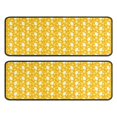 thumbnail image 1 of Kitchen Rugs Sets Of 2,Yellow Lemon Fruit Shapes Orange Pattern Anti Fatigue Kitchen Mat Rugs Non Slip Washable,Decorative Kitchen Floor Mats for Kitchen,Sink,Laundry,17"x47"+17"x47", 1 of 5