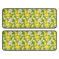 thumbnail image 1 of Kitchen Rugs Sets Of 2,Yellow Lemon Fruit Slices Anti Fatigue Kitchen Mat Rugs Non Slip Washable,Decorative Kitchen Floor Mats for Kitchen,Sink,Laundry,17"x47"+17"x47", 1 of 5