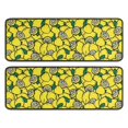 thumbnail image 1 of Kitchen Rugs Sets Of 2,Yellow Lemon Fruit Slices Anti Fatigue Kitchen Mat Rugs Non Slip Washable,Decorative Kitchen Floor Mats for Kitchen,Sink,Laundry,17"x47"+17"x47", 1 of 5