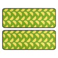 thumbnail image 1 of Kitchen Rugs Sets Of 2,Yellow Lemon Fruit Slices Green Pattern Anti Fatigue Kitchen Mat Rugs Non Slip Washable,Decorative Kitchen Floor Mats for Kitchen,Sink,Laundry,17"x47"+17"x47", 1 of 5