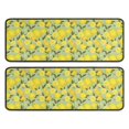 thumbnail image 1 of Kitchen Rugs Sets Of 2,Yellow Lemon Fruit Slices LightGreen Pattern Anti Fatigue Kitchen Mat Rugs Non Slip Washable,Decorative Kitchen Floor Mats for Kitchen,Sink,Laundry,17"x47"+17"x47", 1 of 5