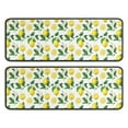 thumbnail image 1 of Kitchen Rugs Sets Of 2,Yellow Lemon Fruit Slices White Pattern Anti Fatigue Kitchen Mat Rugs Non Slip Washable,Decorative Kitchen Floor Mats for Kitchen,Sink,Laundry,17"x47"+17"x47", 1 of 5