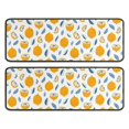 thumbnail image 1 of Kitchen Rugs Sets Of 2,Yellow Lemon Fruit Slices White Pattern Anti Fatigue Kitchen Mat Rugs Non Slip Washable,Decorative Kitchen Floor Mats for Kitchen,Sink,Laundry,17"x47"+17"x47", 1 of 5
