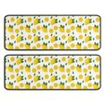 thumbnail image 1 of Kitchen Rugs Sets Of 2,Yellow Lemon Fruit Slices White Pattern Anti Fatigue Kitchen Mat Rugs Non Slip Washable,Decorative Kitchen Floor Mats for Kitchen,Sink,Laundry,17"x47"+17"x47", 1 of 5