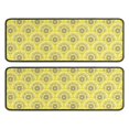 thumbnail image 1 of Kitchen Rugs Sets Of 2,Yellow Lemon Fruit Slices Yellow Pattern Anti Fatigue Kitchen Mat Rugs Non Slip Washable,Decorative Kitchen Floor Mats for Kitchen,Sink,Laundry,17"x47"+17"x47", 1 of 5