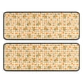 thumbnail image 1 of Kitchen Rugs Sets Of 2,Yellow Lemon Fruit Trees Orange Pattern Anti Fatigue Kitchen Mat Rugs Non Slip Washable,Decorative Kitchen Floor Mats for Kitchen,Sink,Laundry,17"x47"+17"x47", 1 of 5