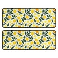 thumbnail image 1 of Kitchen Rugs Sets Of 2,Yellow Lemon Fruits GreenLeaves Pattern Anti Fatigue Kitchen Mat Rugs Non Slip Washable,Decorative Kitchen Floor Mats for Kitchen,Sink,Laundry,17"x47"+17"x47", 1 of 5