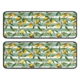 thumbnail image 1 of Kitchen Rugs Sets Of 2,Yellow Lemon Fruits StripedGreen Pattern Anti Fatigue Kitchen Mat Rugs Non Slip Washable,Decorative Kitchen Floor Mats for Kitchen,Sink,Laundry,17"x47"+17"x47", 1 of 5