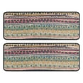 thumbnail image 1 of Kitchen Rugs Sets Of 2,Yellow and Pink Geometric Boho Pattern Anti Fatigue Kitchen Mat Rugs Non Slip Washable,Decorative Kitchen Floor Mats for Kitchen,Sink,Laundry,17"x47"+17"x47", 1 of 5