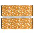 thumbnail image 1 of Kitchen Rugs Sets Of 2,Yellow Puppy Dog Food Footprints Anti Fatigue Kitchen Mat Rugs Non Slip Washable,Decorative Kitchen Floor Mats for Kitchen,Sink,Laundry,17"x47"+17"x47", 1 of 5