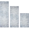 thumbnail image 1 of Kitchen Rugs Sets of 3 Non Slip Washable Kitchen Mats for Floor 3 Piece Set Boho Kitchen Rug Sets Gray Runner Carpets Absorbent for Laundry Room Hallway Sink, 1 of 6