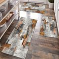 thumbnail image 1 of Kitchen Rugs Sets of 3 Non Slip Washable Kitchen Mats for Floor, Waterproof Kitchen Runner Rug, Floor Mat Carpet for Entryway, Laundry, Sink, Hallway, Bathroom, 1 of 12