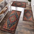 thumbnail image 1 of Kitchen Rugs Sets of 3 Non Slip Washable Kitchen Mats for Floor, Waterproof Kitchen Runner Rug, Floor Mat Carpet for Entryway, Laundry, Sink, Hallway, Bathroom, 1 of 12