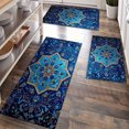 thumbnail image 1 of Kitchen Rugs Sets of 3 Non Slip Washable Kitchen Mats for Floor, Waterproof Kitchen Runner Rug, Floor Mat Carpet for Entryway, Laundry, Sink, Hallway, Bathroom, 1 of 10