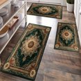 thumbnail image 1 of Kitchen Rugs Sets of 3 Non Slip Washable Kitchen Mats for Floor, Waterproof Kitchen Runner Rug, Floor Mat Carpet for Entryway, Laundry, Sink, Hallway, Bathroom, 1 of 12