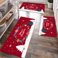 thumbnail image 1 of Kitchen Rugs Sets of 3 Non Slip Washable Kitchen Mats for Floor, Waterproof Kitchen Runner Rug, Floor Mat Carpet for Entryway, Laundry, Sink, Hallway, Bathroom, 1 of 10