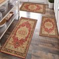 thumbnail image 1 of Kitchen Rugs Sets of 3 Non Slip Washable Kitchen Mats for Floor, Waterproof Kitchen Runner Rug, Floor Mat Carpet for Entryway, Laundry, Sink, Hallway, Bathroom, 1 of 10