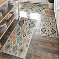 thumbnail image 1 of Kitchen Rugs Sets of 3 Non Slip Washable Kitchen Mats for Floor, Waterproof Kitchen Runner Rug, Floor Mat Carpet for Entryway, Laundry, Sink, Hallway, Bathroom, 1 of 12