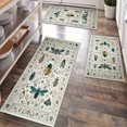 thumbnail image 1 of Kitchen Rugs Sets of 3 Non Slip Washable Kitchen Mats for Floor, Waterproof Kitchen Runner Rug, Floor Mat Carpet for Entryway, Laundry, Sink, Hallway, Bathroom, 1 of 12