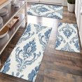 thumbnail image 1 of Kitchen Rugs Sets of 3 Non Slip Washable Kitchen Mats for Floor, Waterproof Kitchen Runner Rug, Floor Mat Carpet for Entryway, Laundry, Sink, Hallway, Bathroom, 1 of 12