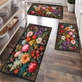 thumbnail image 1 of Kitchen Rugs Sets of 3 Non Slip Washable Kitchen Mats for Floor, Waterproof Kitchen Runner Rug, Floor Mat Carpet for Entryway, Laundry, Sink, Hallway, Bathroom, 1 of 12