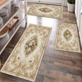 thumbnail image 1 of Kitchen Rugs Sets of 3 Non Slip Washable Kitchen Mats for Floor, Waterproof Kitchen Runner Rug, Floor Mat Carpet for Entryway, Laundry, Sink, Hallway, Bathroom, 1 of 12
