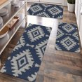 thumbnail image 1 of Kitchen Rugs Sets of 3 Non Slip Washable Kitchen Mats for Floor, Waterproof Kitchen Runner Rug, Floor Mat Carpet for Entryway, Laundry, Sink, Hallway, Bathroom, 1 of 10