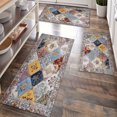 thumbnail image 1 of Kitchen Rugs Sets of 3 Non Slip Washable Kitchen Mats for Floor, Waterproof Kitchen Runner Rug, Floor Mat Carpet for Entryway, Laundry, Sink, Hallway, Bathroom, 1 of 12