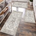 thumbnail image 1 of Kitchen Rugs Sets of 3 Non Slip Washable Kitchen Mats for Floor, Waterproof Kitchen Runner Rug, Floor Mat Carpet for Entryway, Laundry, Sink, Hallway, Bathroom, 1 of 10