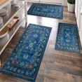 thumbnail image 1 of Kitchen Rugs Sets of 3 Non Slip Washable Kitchen Mats for Floor, Waterproof Kitchen Runner Rug, Floor Mat Carpet for Entryway, Laundry, Sink, Hallway, Bathroom, 1 of 12