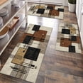 thumbnail image 1 of Kitchen Rugs Sets of 3 Non Slip Washable Kitchen Mats for Floor, Waterproof Kitchen Runner Rug, Floor Mat Carpet for Entryway, Laundry, Sink, Hallway, Bathroom, 1 of 12