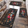 thumbnail image 1 of Kitchen Rugs Sets of 3 Non Slip Washable Kitchen Mats for Floor, Waterproof Kitchen Runner Rug, Floor Mat Carpet for Entryway, Laundry, Sink, Hallway, Bathroom, 1 of 12