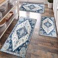 thumbnail image 1 of Kitchen Rugs Sets of 3 Non Slip Washable Kitchen Mats for Floor, Waterproof Kitchen Runner Rug, Floor Mat Carpet for Entryway, Laundry, Sink, Hallway, Bathroom, 1 of 12