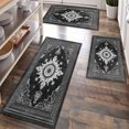 thumbnail image 1 of Kitchen Rugs Sets of 3 Non Slip Washable Kitchen Mats for Floor, Waterproof Kitchen Runner Rug, Floor Mat Carpet for Entryway, Laundry, Sink, Hallway, Bathroom, 1 of 12