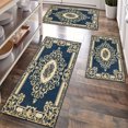 thumbnail image 1 of Kitchen Rugs Sets of 3 Non Slip Washable Kitchen Mats for Floor, Waterproof Kitchen Runner Rug, Floor Mat Carpet for Entryway, Laundry, Sink, Hallway, Bathroom, 1 of 10