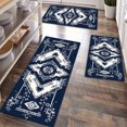 thumbnail image 1 of Kitchen Rugs Sets of 3 Non Slip Washable Kitchen Mats for Floor, Waterproof Kitchen Runner Rug, Floor Mat Carpet for Entryway, Laundry, Sink, Hallway, Bathroom, 1 of 10