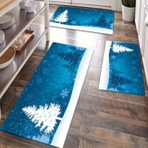 Kitchen Rugs Sets of 3 Non Slip Washable Kitchen Mats for Floor, Waterproof Kitchen Runner Rug, Floor Mat Carpet for Entryway, Laundry, Sink, Hallway, Bathroom
