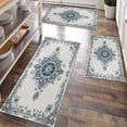 thumbnail image 1 of Kitchen Rugs Sets of 3 Non Slip Washable Kitchen Mats for Floor, Waterproof Kitchen Runner Rug, Floor Mat Carpet for Entryway, Laundry, Sink, Hallway, Bathroom, 1 of 12