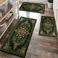 thumbnail image 1 of Kitchen Rugs Sets of 3 Non Slip Washable Kitchen Mats for Floor, Waterproof Kitchen Runner Rug, Floor Mat Carpet for Entryway, Laundry, Sink, Hallway, Bathroom, 1 of 12