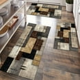 thumbnail image 1 of Kitchen Rugs Sets of 3 Non Slip Washable Kitchen Mats for Floor, Waterproof Kitchen Runner Rug, Floor Mat Carpet for Entryway, Laundry, Sink, Hallway, Bathroom, 1 of 12