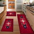 thumbnail image 1 of Kitchen Rugs Sets of 3 Non Slip Washable Kitchen Mats for Floor, Waterproof Kitchen Runner Rug, Floor Mat Carpet for Entryway, Laundry, Sink, Hallway, Bathroom, 1 of 10
