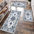 thumbnail image 1 of Kitchen Rugs Sets of 3 Non Slip Washable Kitchen Mats for Floor, Waterproof Kitchen Runner Rug, Floor Mat Carpet for Entryway, Laundry, Sink, Hallway, Bathroom, 1 of 12