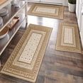 thumbnail image 1 of Kitchen Rugs Sets of 3 Non Slip Washable Kitchen Mats for Floor, Waterproof Kitchen Runner Rug, Floor Mat Carpet for Entryway, Laundry, Sink, Hallway, Bathroom, 1 of 12