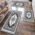 thumbnail image 1 of Kitchen Rugs Sets of 3 Non Slip Washable Kitchen Mats for Floor, Waterproof Kitchen Runner Rug, Floor Mat Carpet for Entryway, Laundry, Sink, Hallway, Bathroom, 1 of 12
