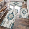thumbnail image 1 of Kitchen Rugs Sets of 3 Non Slip Washable Kitchen Mats for Floor, Waterproof Kitchen Runner Rug, Floor Mat Carpet for Entryway, Laundry, Sink, Hallway, Bathroom, 1 of 12