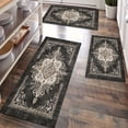 thumbnail image 1 of Kitchen Rugs Sets of 3 Non Slip Washable Kitchen Mats for Floor, Waterproof Kitchen Runner Rug, Floor Mat Carpet for Entryway, Laundry, Sink, Hallway, Bathroom, 1 of 12