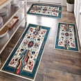thumbnail image 1 of Kitchen Rugs Sets of 3 Non Slip Washable Kitchen Mats for Floor, Waterproof Kitchen Runner Rug, Floor Mat Carpet for Entryway, Laundry, Sink, Hallway, Bathroom, 1 of 12