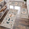 thumbnail image 1 of Kitchen Rugs Sets of 3 Non Slip Washable Kitchen Mats for Floor, Waterproof Kitchen Runner Rug, Floor Mat Carpet for Entryway, Laundry, Sink, Hallway, Bathroom, 1 of 12