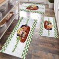 thumbnail image 1 of Kitchen Rugs Sets 3 Piece with Runner Floral Kitchen Floor Mat Carpet Farmhouse Rugs and Mats Non Skid Washable Runner Rug for Kitchen Office Sink Laundry, 1 of 12