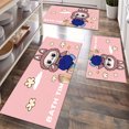 thumbnail image 1 of Kitchen Rugs Sets 3 Piece with Runner Floral Kitchen Floor Mat Carpet Farmhouse Rugs and Mats Non Skid Washable Runner Rug for Kitchen Office Sink Laundry, 1 of 12
